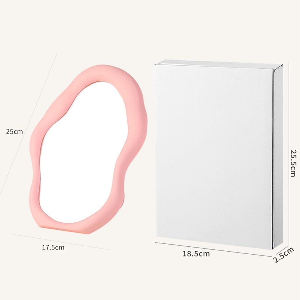 Wave Cute Vanity Stylish Makeup Interior Decor for Cute Makeup [Queen-b] Mirror, Mirror, Tabletop, Stand, Mirror, Girls, Desk, Cosmetics, Beauty,