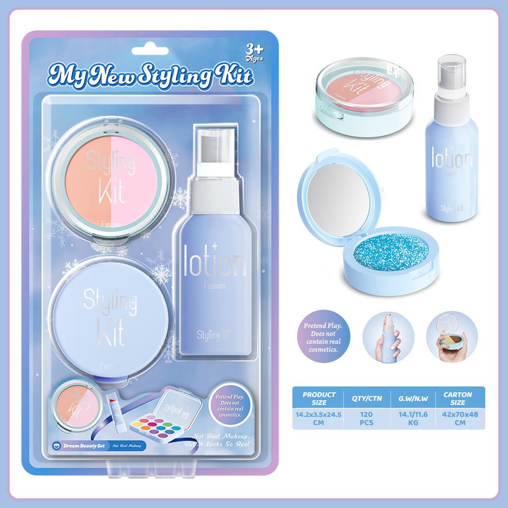 Girls Simulation Dressing Non-Smearing Makeup Children Cosplay Play House Toys Cosmetics Set