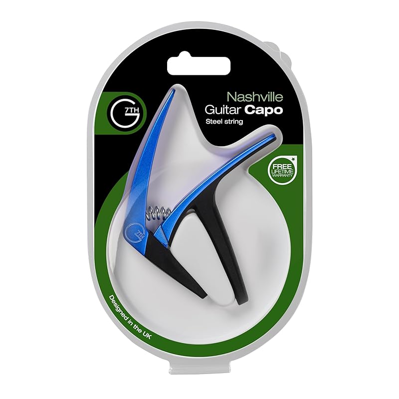 [Genuinely imported product] G7TH NASHVILLE CAPO For 6 string fork BLUE capo tasto