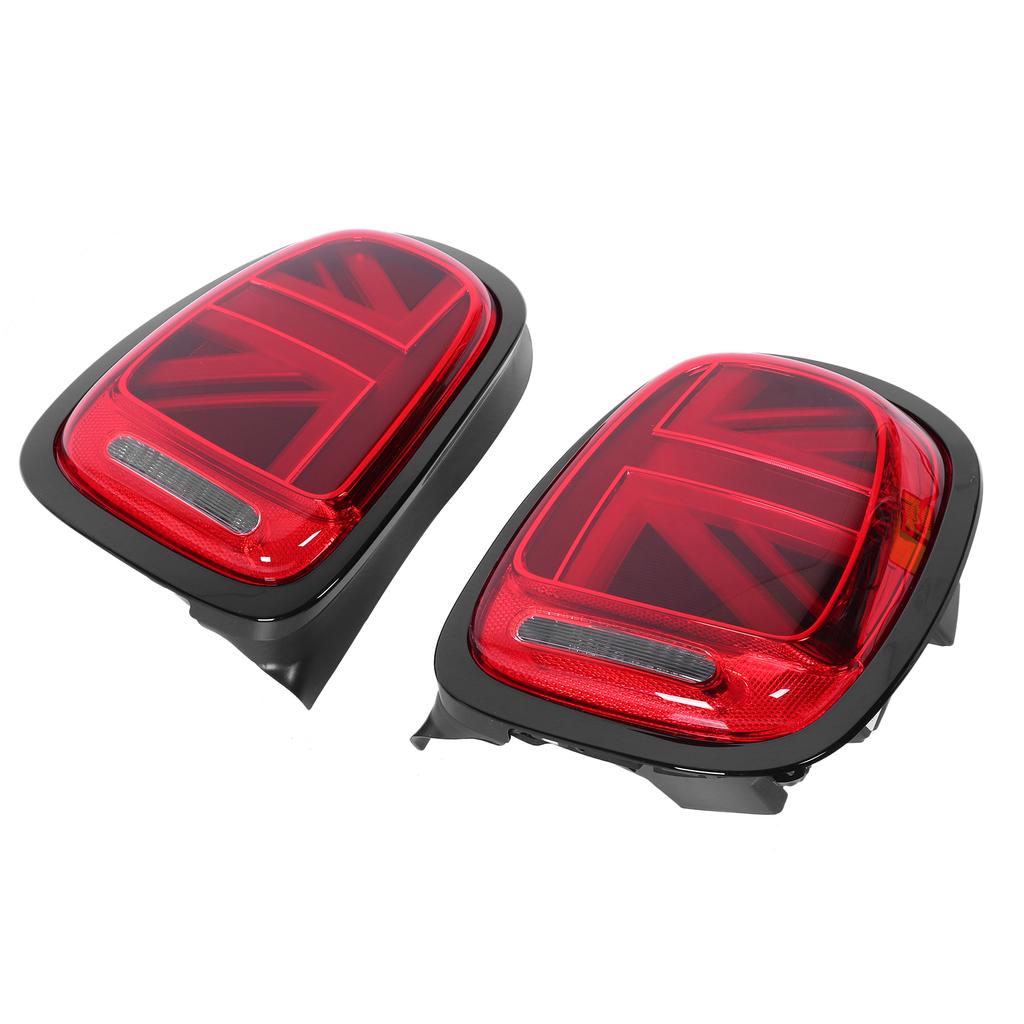 VLAND JCW Union Jack Full LED Tail Lights Red Lens Fits For F55 F56 F57 2014?2020