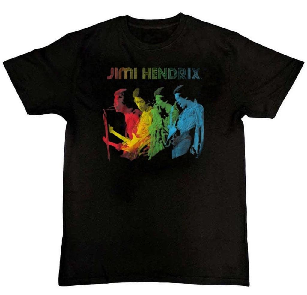 Jimi Hendrix Rainbow Haze Graphic Print Mens T-Shirt S-4XL