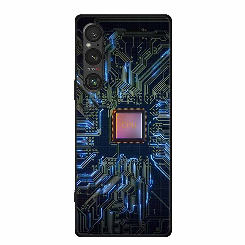 Для Sony Xperia 1 VI Чехол Роскошный Мягкий Силиконовый ТПУ Задняя Крышка Телефона для Sony Xperia1 VI 5G Милый Ударопрочный Цветы Мультяшный Чехол