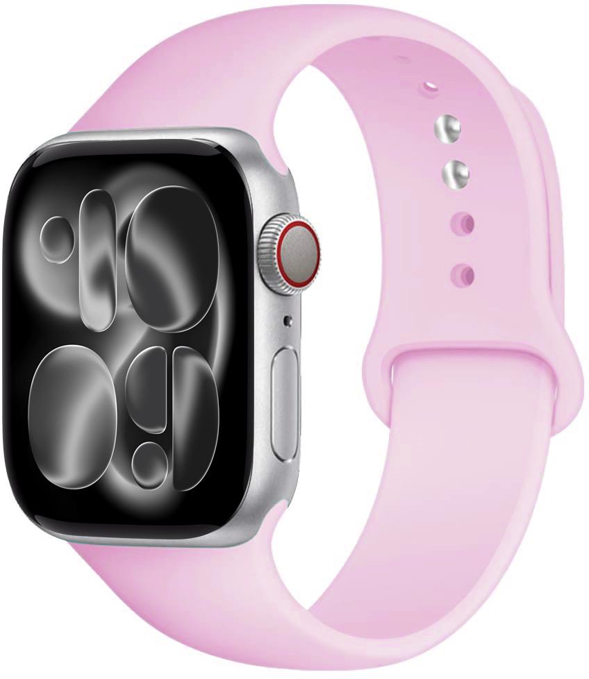Силиконовый ремешок Для Apple Watch 11 band 44mm 40mm 49mm 45mm 41mm 38 46mm 42mm correa bracelet iWatch series 9 8 7 6 SE ultra 2 3