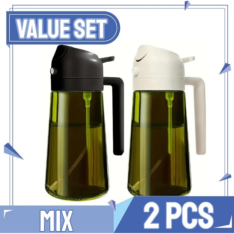Oil Dispenser Seasoning Accessories Oil Cruet Bottle Oil Spray Kitchen Utensils for Kitchen Barbecue Oils Sprayer Container 2