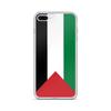Coque iPhone - Palestine - Drapeau - Souple - Multicolore - Verticale