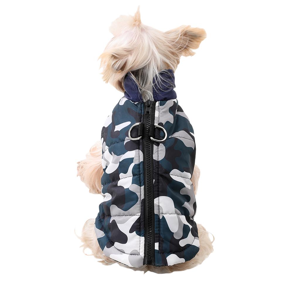 Windproof Dog Clothes Autumn Winter Winter With D-ring Pet Jacket For Small Medium Dogs Cats Outdoor Waterproof Puppy Coat Chihuahua Corgi Costume