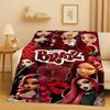 3D Cartoon Bratz Doll Girl Flannel Blanket,Ultra Soft Warm Plush Throw for Home Bedroom Bed Sofa Cover Office Gift Kids Picnic