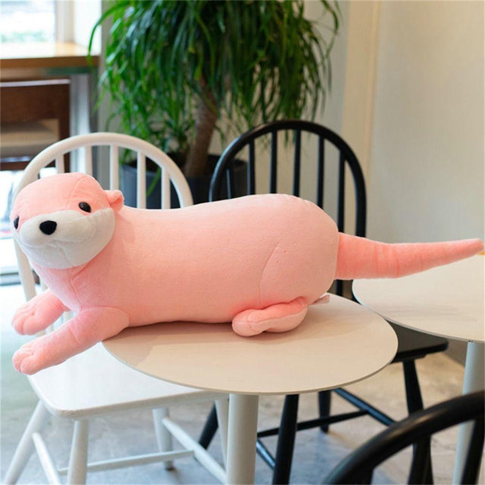 Otter Stuffed Doll Sloth Pillow 40cm 60cm Plush Toy Reallife Otter Stuffed Animal Otter Plush Toy