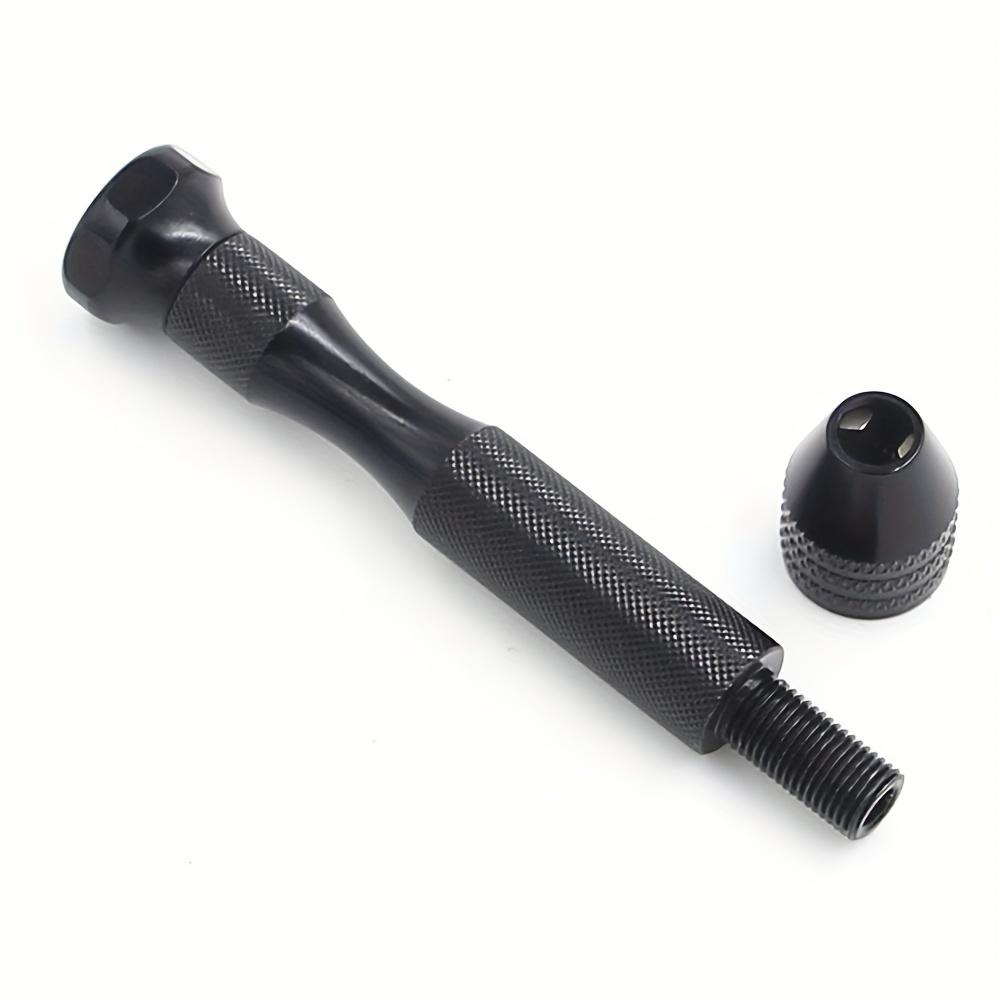 Ручное спиральное сверло с тремя зубцами 0,3–3,4 мм — точное ручное сверло-пробойник, канцелярский инструмент для мастеров по ремонту, плотников, мастеров по обработке янтаря — компактное, портативное