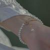 Imitation Pearl Hollow Copper Money Adjustable Bracelet For Elegant Hollow