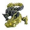3D-печатная шарнирная имитационная игрушка-дракон, позируемый орнамент-дракон (Золото)