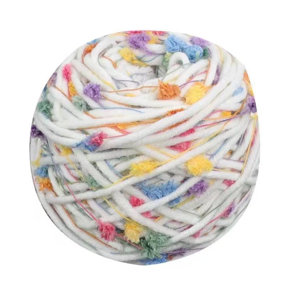 50г/Клубок Цветная Мохеровая Пряжа Радужные Бобы Шерсть Хлопковая Пряжа Толстая Нить Хлопковая Пряжа Вязальный Крючок Нить для Вязания Свитер Шарф Поделки
