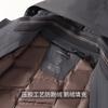 Men's Hooded Down Jacket with Detachable 90 Goose Down Inner Tank