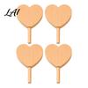 Popsicles Toy Unfinished Wood Popsicle Summer Ice Cream Shaped Wooden Preschool Art Paint Craft for DIY Projects Home Decoration Supplies