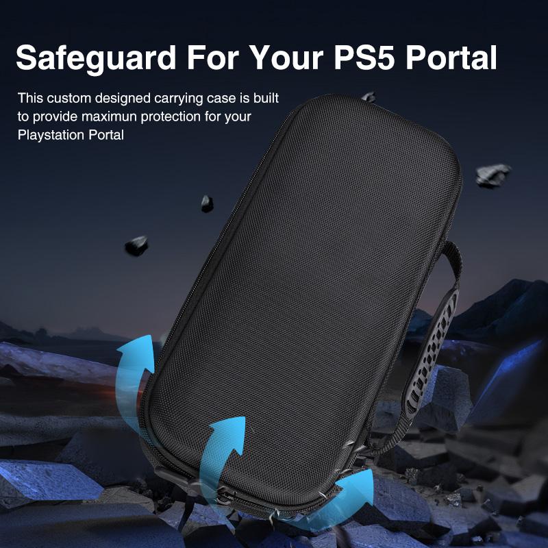 Портативный чехол из ЭВА для PS5 Portal Ударопрочная защитная сумка для портативной игровой консоли Sony PlayStation Portal Противоударная сумка для хранения