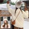 Ear Protection Knitted Cap Warm Beanie Hats Fashion Winter Hat  Women