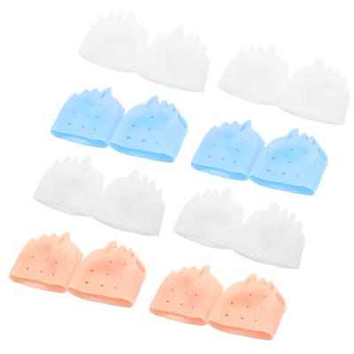 4 шт. Унисекс Силиконовые разделители для пальцев ног для мужчин и женщин Мягкие Дышащие Гибкие Распорки для пальцев ног для Ежедневного Комфорта и Выравнивания Стопы