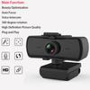 HD 2K Webcam Mini Computer PC WebCamera with USB Plug Rotatable Cameras for Live Broadcast Video Calling Conference Work