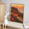 Halloween pumpkin sunset landscape diamond painting kit handmade diy painting home decoration painting