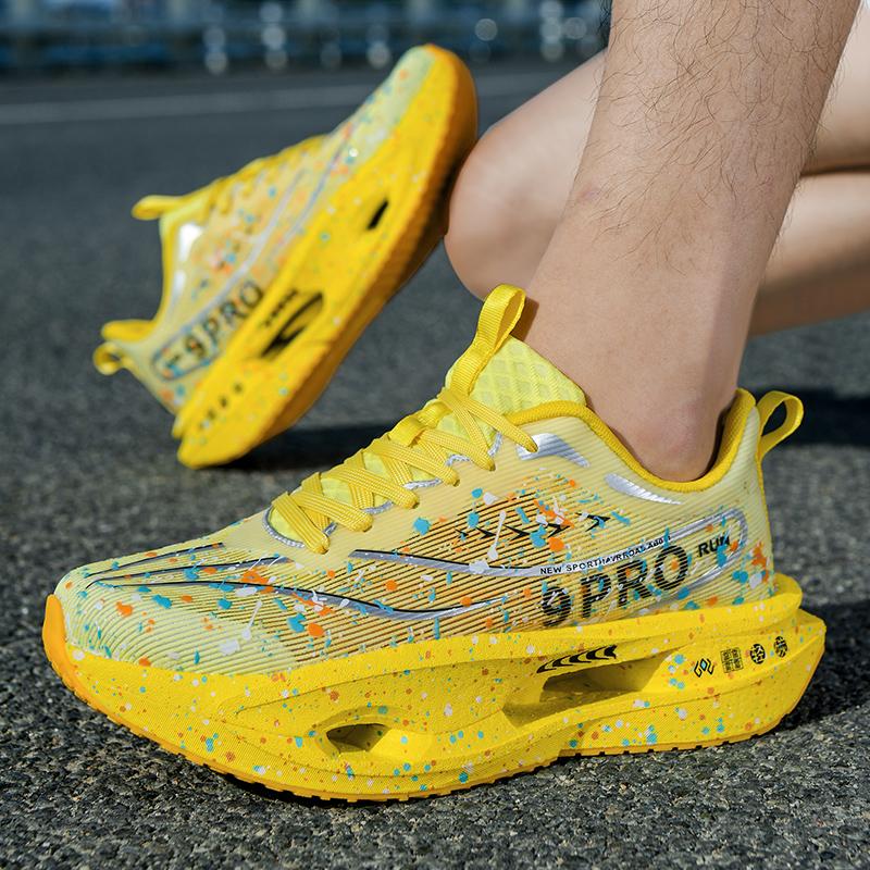 Мужские кроссовки с амортизацией Cool Glow in the Dark, на шнуровке, легкие, противоскользящие, для бега. Женские осенние спортивные кроссовки