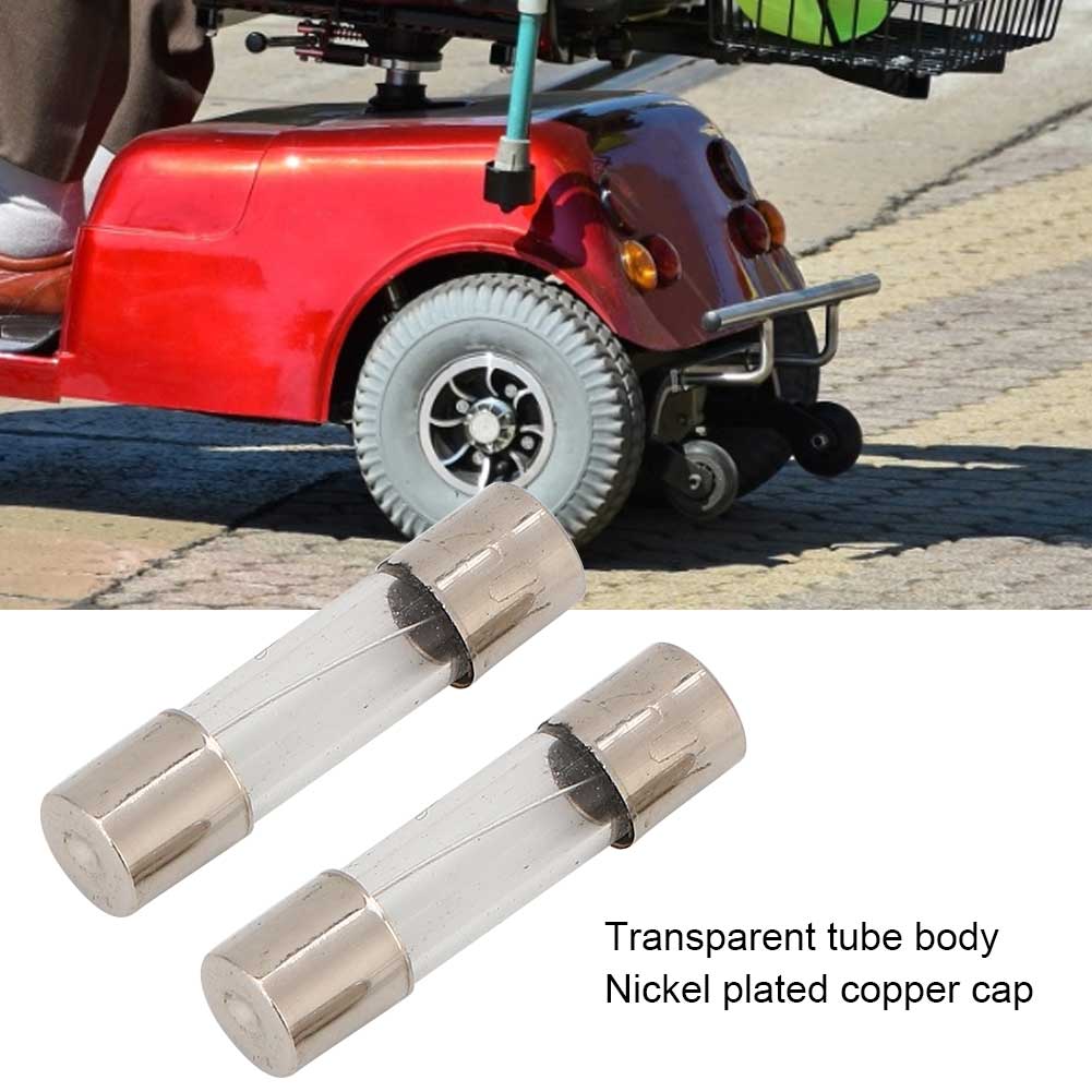 2 шт. 5x20 мм предохранитель для скутера Elder E Scooter Bike Mobility Scooter Аксессуар
