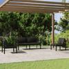 Day and Night - Day and Night Garden Furniture Set 4 Pieces and Anthracite Gray Aluminum Cushions