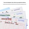 48mo Безкопировальные четырехслойные одноколоночные квитанции на доставку (20 шт.)