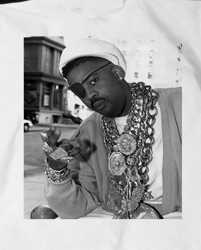 Slick Rick Рэпер ГОРЯЧАЯ НОВАЯ Футболка Белая Унисекс Все Размеры от S до 5XL Унисекс Футболка