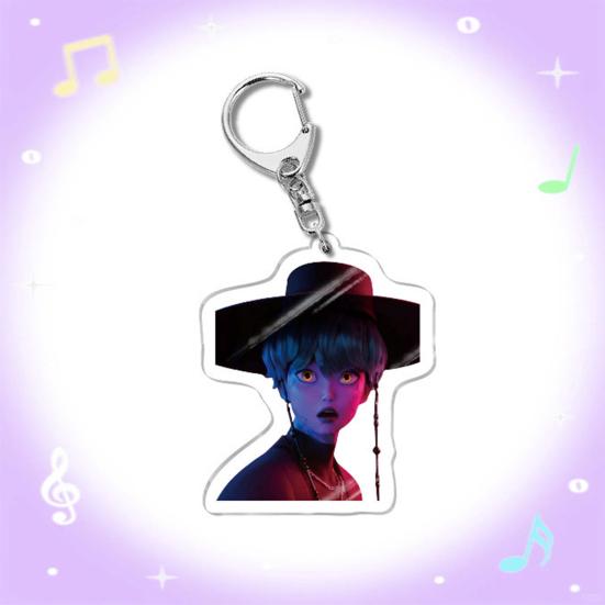 Корейский Поп Мультфильм Шарм Акриловый Аниме Персонаж Мальчик Тигр Брелок Шарм Милый Шарм для Сумки Рюкзака