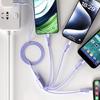 USB-кабель Type-C + Micro USB, многофункциональный шнур питания 4-в-1 для путешествий