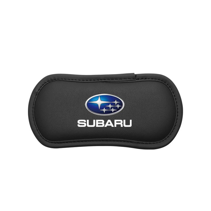 Leather Car Knee Pad Elastic Leg Cushion Armrest Pad Accessories For Subaru XV Legacy Impreza Crosstrek Forester Outback Smart wr3