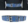 Punk Style Star Decor Belt Adjustable Length Cloth Waistchain Retro Designing Waist Band for Casual and Party Wear