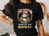 Chinese New Year Monkey T-Shirt, Lunar New Year Zodiac Tee, Chinese Zodiac Monkey Shirt, Cute Monkey T-Shirt