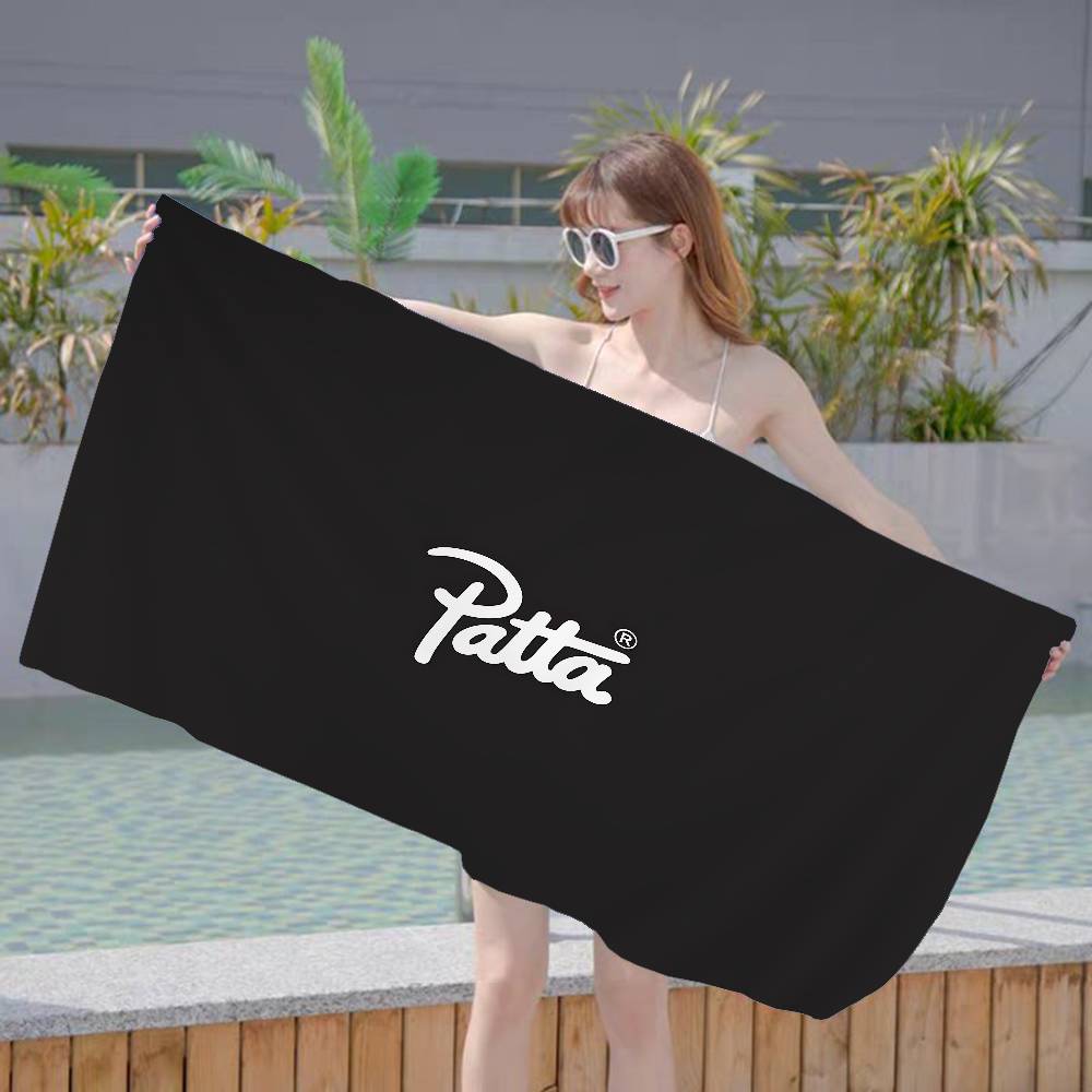 Модное полотенце для пляжа P-pattas из микрофибры, впитывающее, быстросохнущее, мягкое, для йоги, плавания, курорта, альпинизма