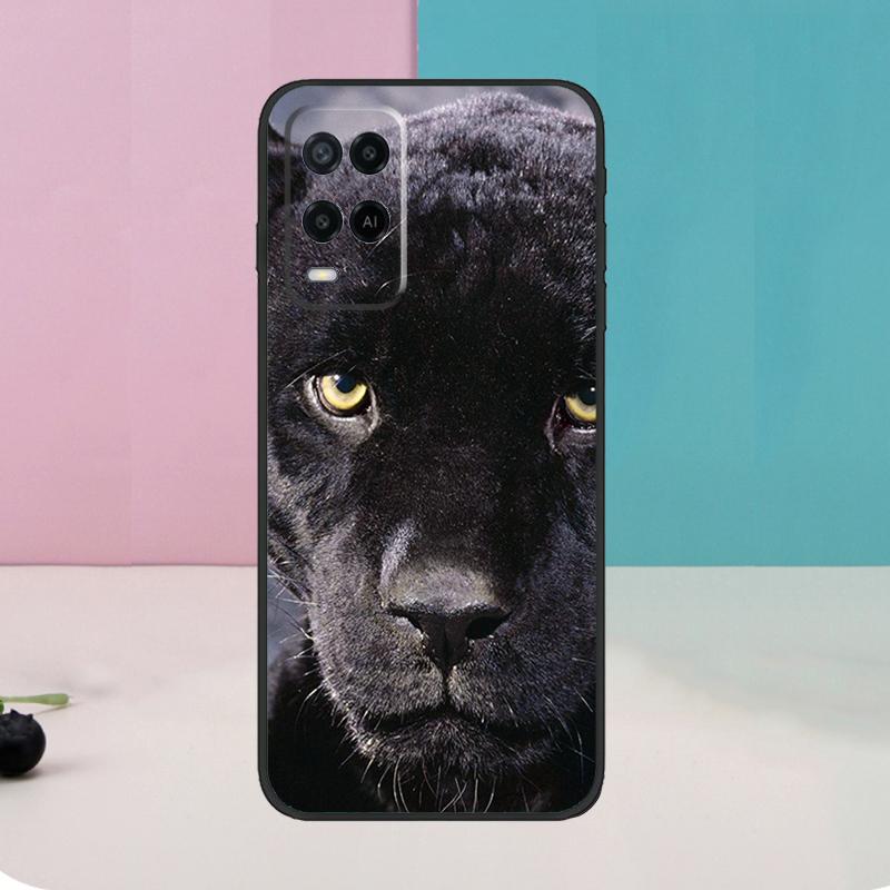 Чехол с гепардом и пантерой для OPPO A74 A94 A54 A58 A78 A98 A5 A9 A53 A15 A52 A72 A17 A57 A77 A16 A76 A96 A57S