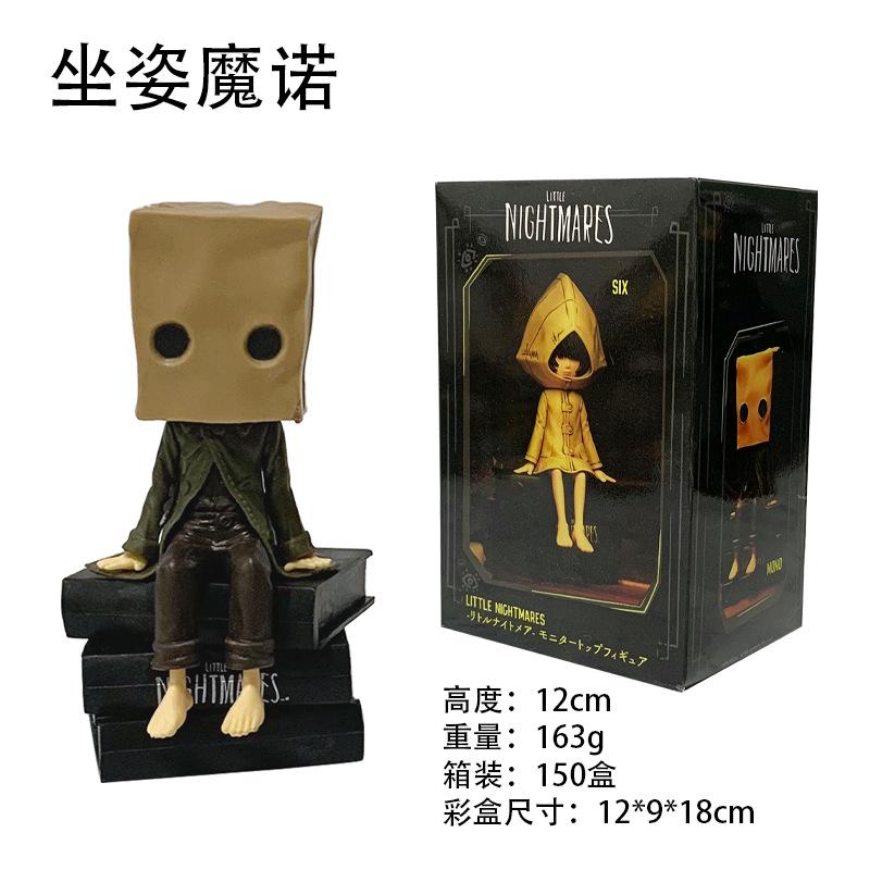 Горячая Игра Gk Little Nightmares Аниме Фигурка Six Фигурка Mono Экшн-фигурка Аниме Игра ПВХ Экшн-фигурка Коллекционная Модель Кукла