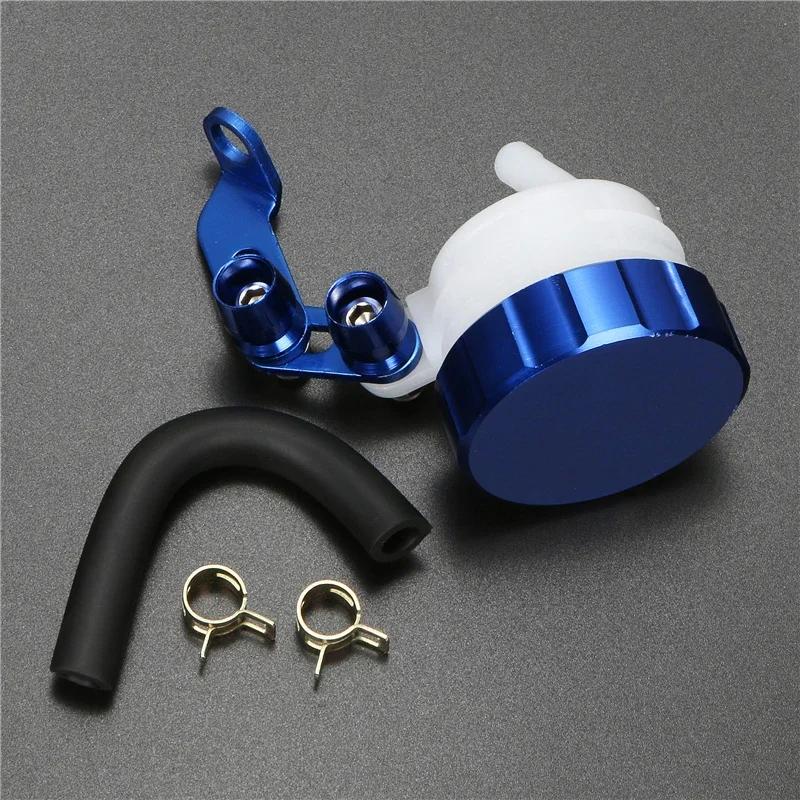 Motorcycle Universal CNC Aluminum Front Brake Fluid Reservoir Clutch Tank Oil Fluid Cup for Suzuki Yamaha Aprilia Ducati Honda