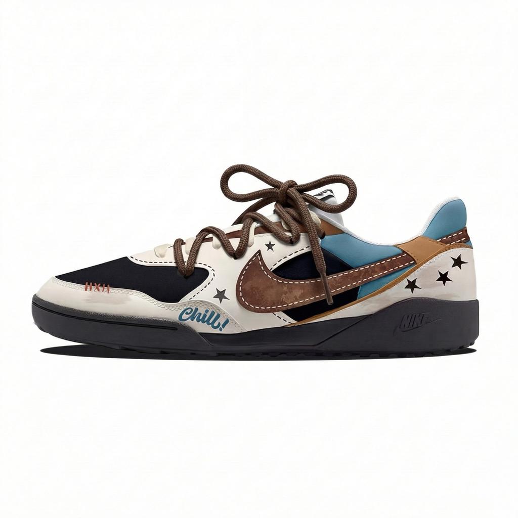 Nike Terra Manta Одинокий Странник Ткань Нескользящая, Легкая И Дышащая Низкие Скейтборд-Кроссовки Унисекс HQ4502-100(Team1727- )