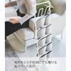 Стеллаж для тапочек Yamazaki, Белый, Прибл.. Ш22 x Г21 x В86см, Каркас 4702