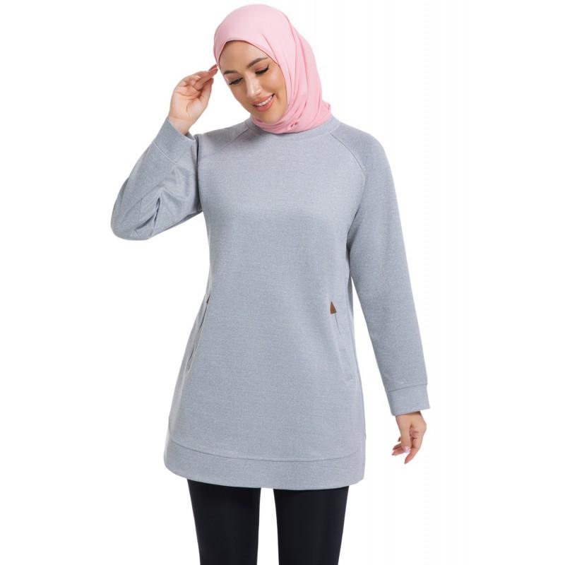 Womens Solid Color Hooded Long Sleeve Sportswear Top Nylon Blend Activewear Gym Running Casual Wear