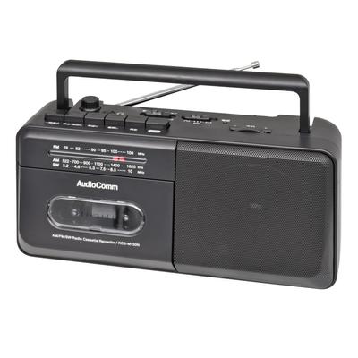 Ohm Electric AudioComm Radio Cassette Player Монофонический радиокассетный проигрыватель Коротковолновое радио NIKKEI Outlet Dry Battery Портативная кассетная дека с радиоприемником