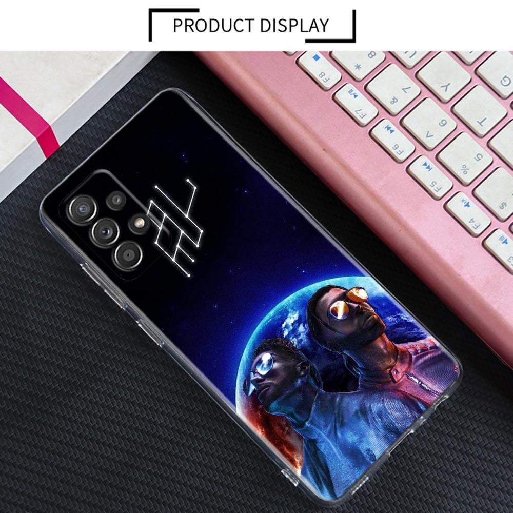 PNL QLF Rapper Singer Phone Case For Samsung Galaxy S23 S24 S22 S25 Ultra Plus Soft Cover For Galaxy S25+ S24+ S23+ S22+ Fundas