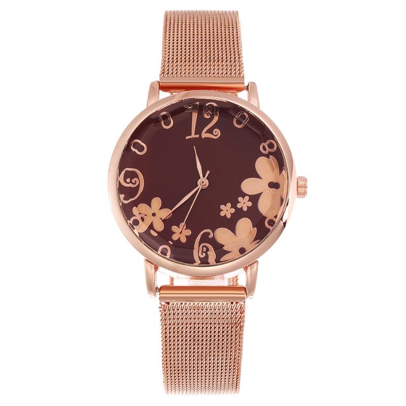 Часы Art Flower Ladies Watch женские часы Milan Quartz Watch с сетчатым ремешком женские часы