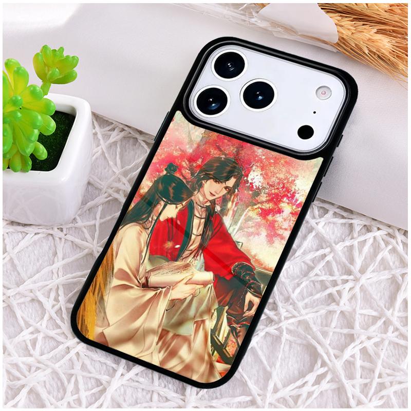 Чехол для телефона с аниме Тянь Гуань Ци Фу для iPhone 17 Air 16 15 11 12 14 13 Pro Max Ударопрочный чехол