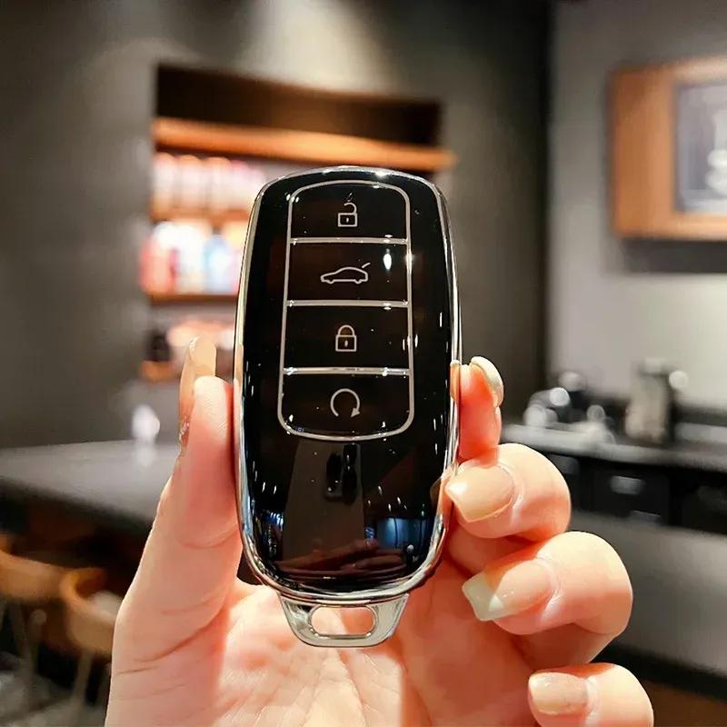Автомобильный чехол для брелоков Chery Tiggo 8 PRO / PRO MAX / OMODA 5C / 7 PRO MAX TPU Защитный