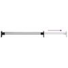 Telescopic Clothes Rods 2 pcs Silver 58 100 cm
