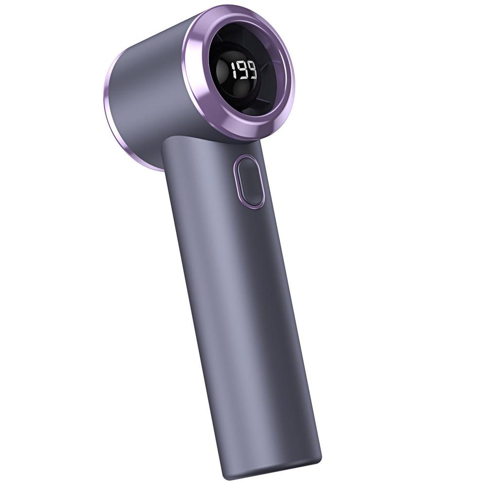 New Arrival T236 Handheld Mini Fan with USB Charging, High-Speed Turbo, 199 Speed Settings