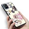 Чехол для телефона с изображением аниме Yarichin Club для Samsung Galaxy A12 A02S A22 A32 A52 A72 A71 A51 A41 A31 A21 A11 A50 A70 A10S A20S, черный чехол