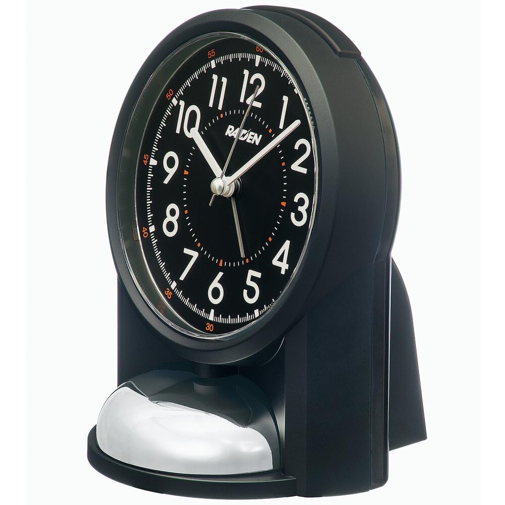 Seiko Часы PYXIS RAIDEN Аналоговые Настольные с будильником Высота 149 x 116 x 113 NR454K Часы, Часы, Громкость, Черный, мм,