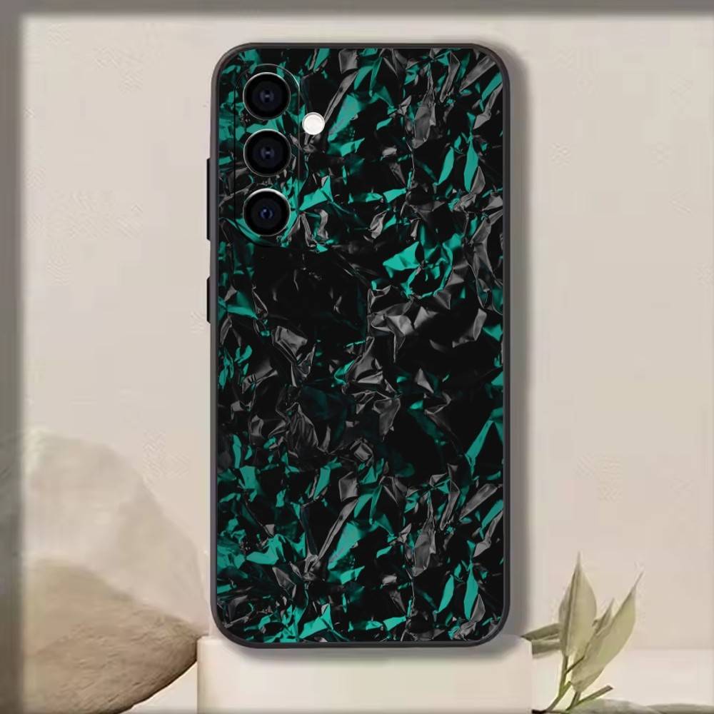 Рисунок под карбон   Чехол для телефона для Samsung Galaxy A73, A72, A71, A70, A53, A52, A51, Другие Мягкий черный чехол